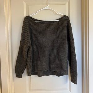 Italian Cozy Gray Women's Sweater